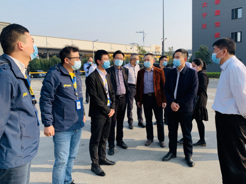 國家郵政局副局長劉君蒞臨德邦快遞視察督導旺季服務保障工作
