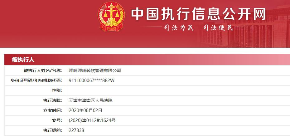 呷哺呷哺被列為被執行人 執行標的超22.7萬