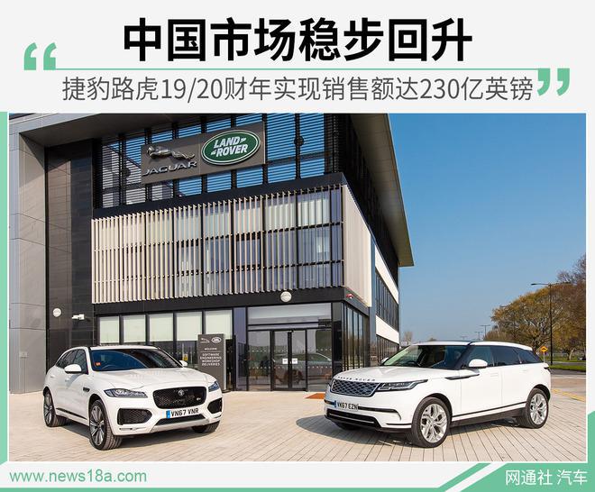 銷售額230億，捷豹路虎銷售快速增長