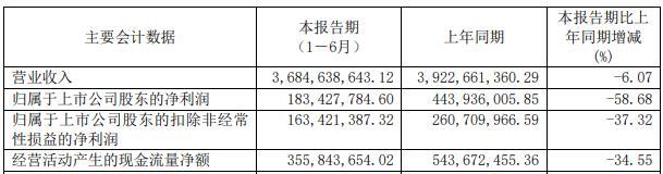 上海家化“換帥”后業績平平：半年凈利1.83億同降近六成，信用風險評級為“A”