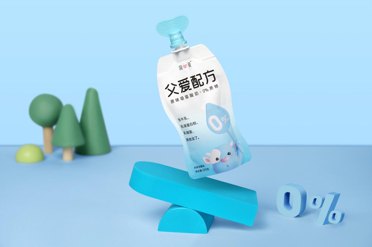 寶寶酸奶不會挑？簡愛酸奶·父愛配方，0糖0添加，健康還美味