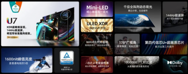 海信U7轟動體育圈:讓你就像坐在溫布利球場!