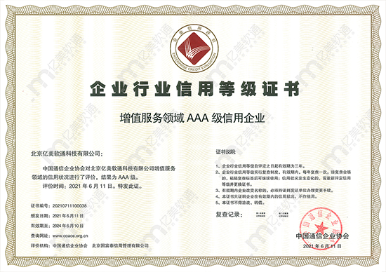 企業行業信用等級