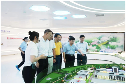明一國際迎來福建省政協副主席張兆民一行蒞臨建寧生態高新科技園調研指導