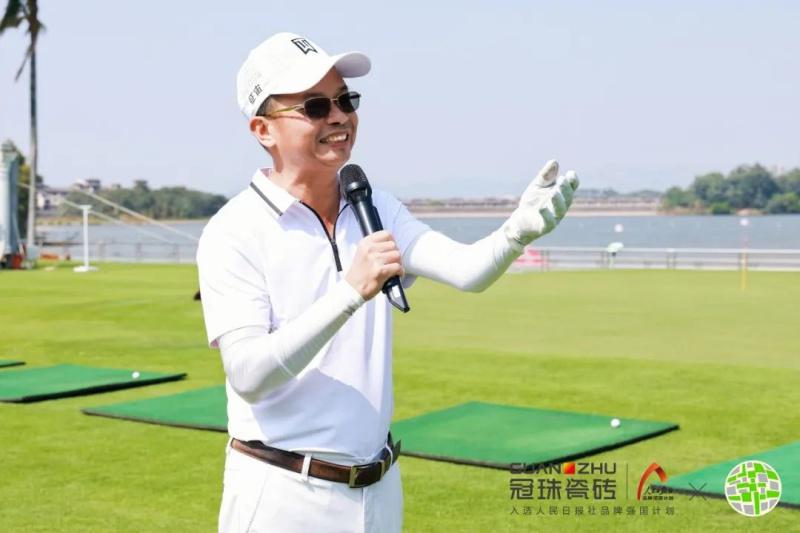 羊盟高爾夫俱樂部聯席主席、廣州市泰基工程技術有限公司董事長倪光樂先生發表致辭