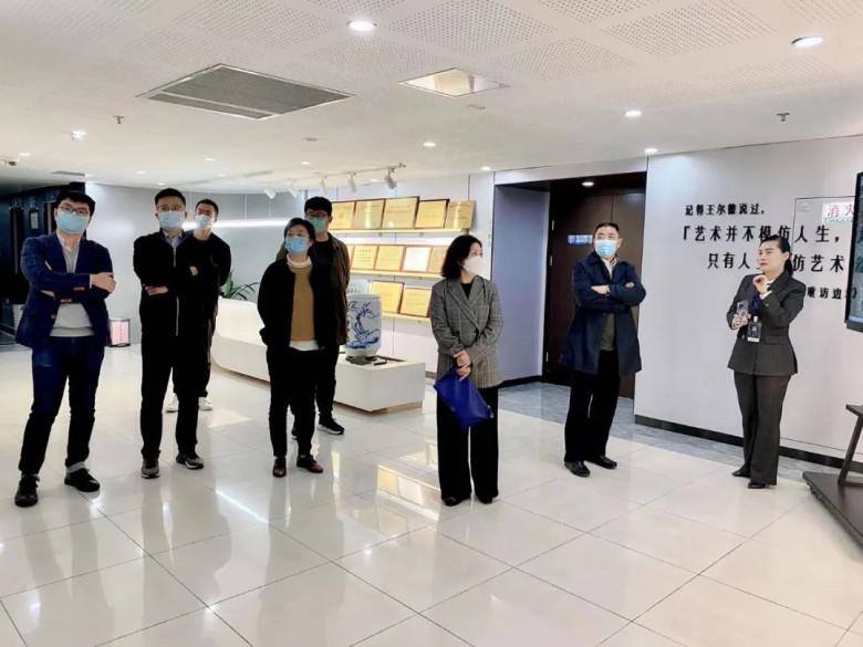 相城元和科技局總工程師許棟明等領導一行蒞臨泰豐文化參觀指導
