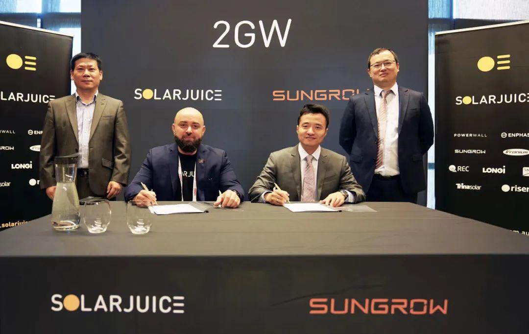 2GW！陽光電源在澳洲又簽大單