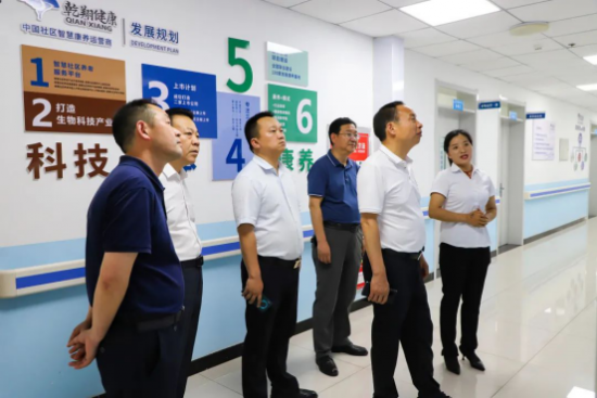 熱烈歡迎魏小林縣長一行蒞臨乾翔健康視察指導(dǎo)工作！