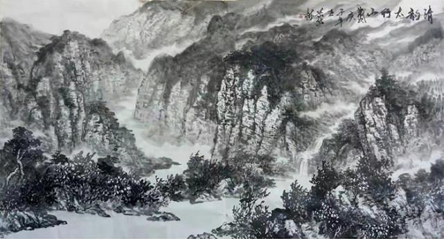 中國當代書畫藝術家協會會員任紀成和大型電視劇《濱海鹽都》出品方新章網達成書畫推廣合作協議
