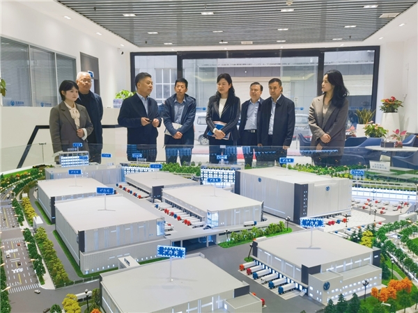 武漢市黃陂區(qū)人大代表到愛國僑領黃向墨先生創(chuàng)立的玉湖冷鏈調(diào)研