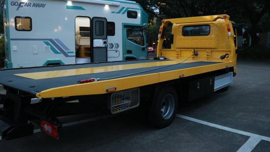 “清障一哥”出新品啦！一起圍觀歐馬可智藍ES1純電清障車！