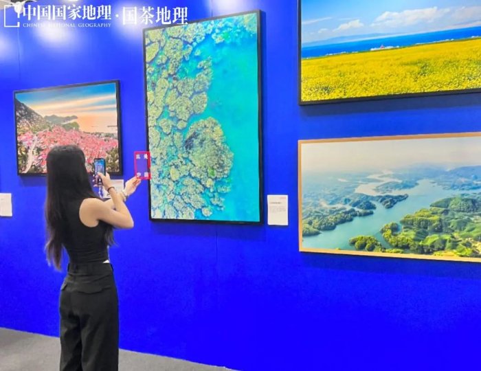 　　游客駐足拍照打卡