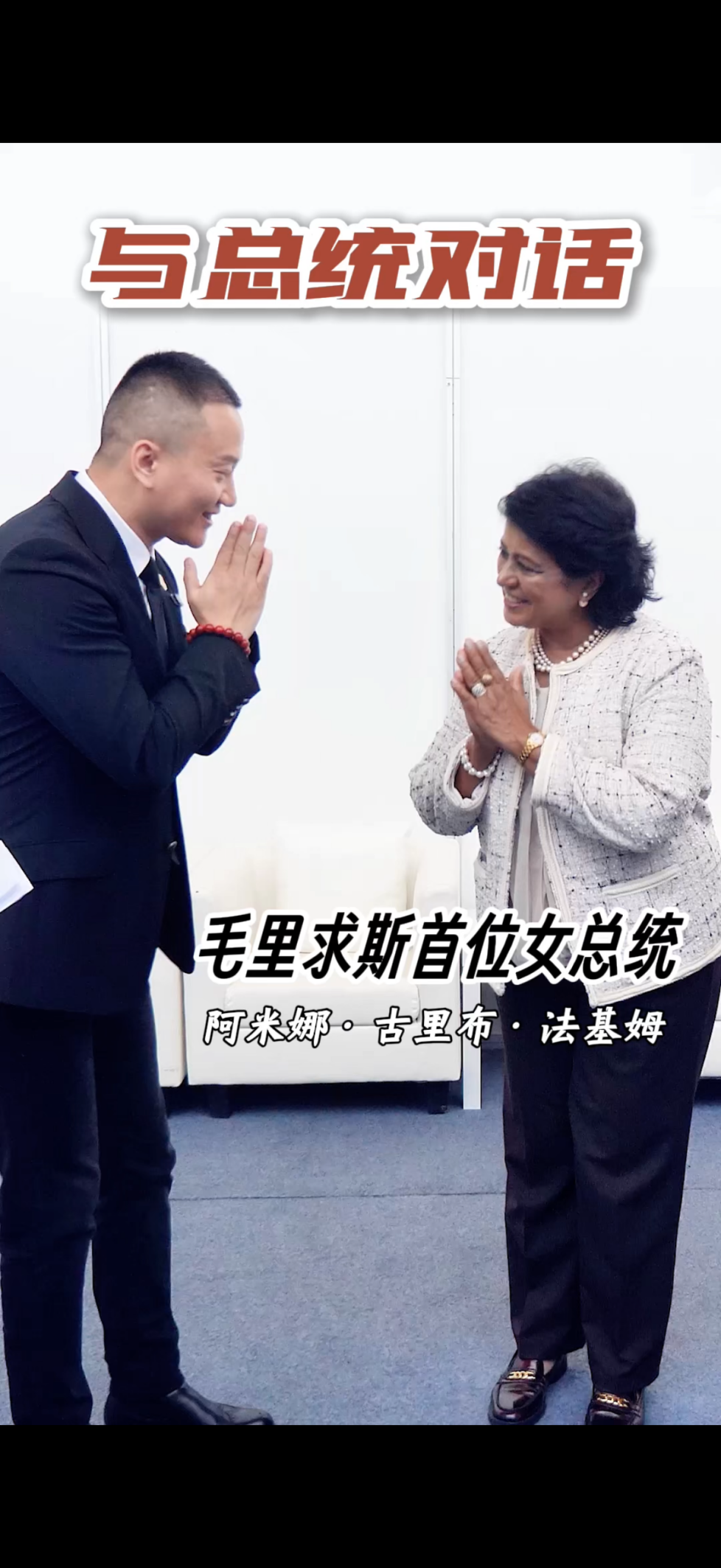 藝術無界，文化共融——行風偉業董事長釋行風攜手毛里求斯前總統共繪文化復興藍圖