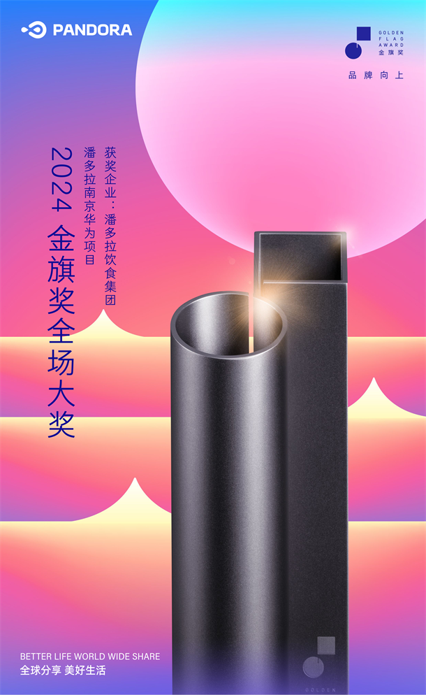 喜報！潘多拉飲食集團榮膺2024金旗獎全場大獎
