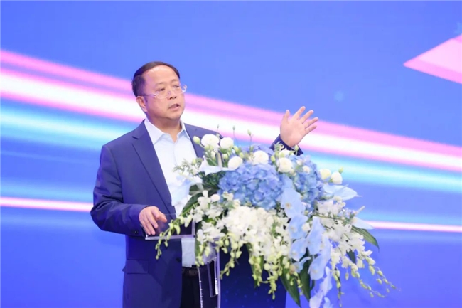 玉湖冷鏈2023年年會隆重舉行—創始人黃向墨進行主旨發言