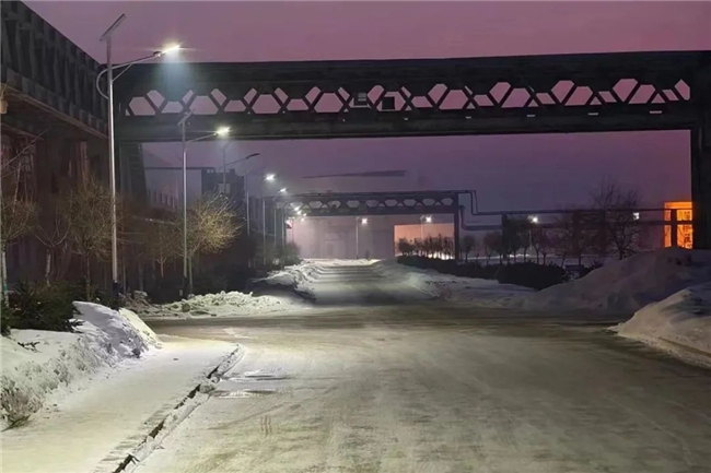 哈藥總廠路燈建設一期工程圓滿竣工