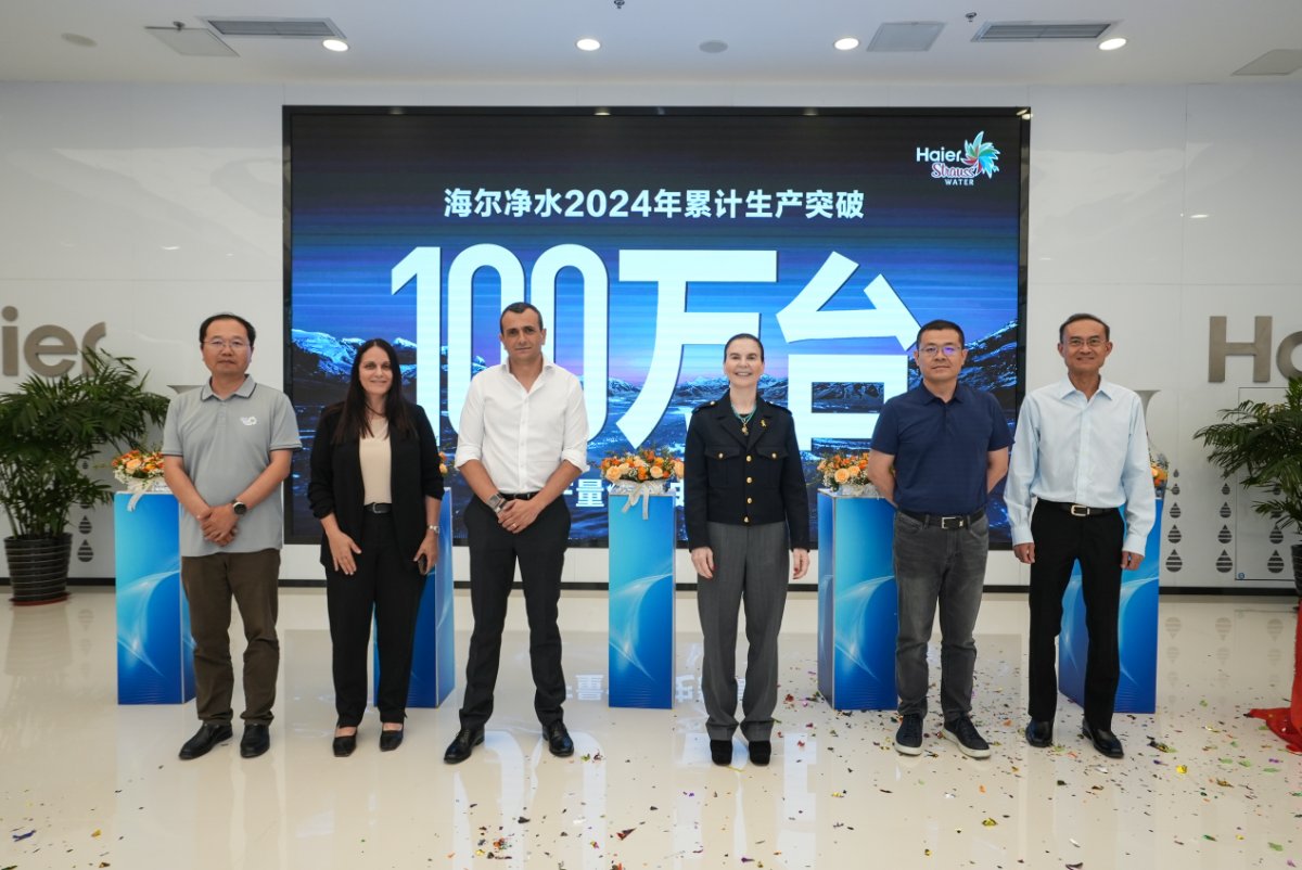 半年下線100萬臺，海爾凈水產能、銷量雙突破