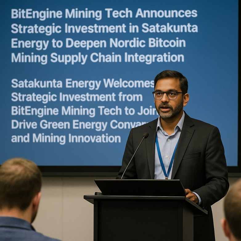 比特引擎（BitEngine Mining Tech） 宣布戰略投資 Satakunta Energy?，深化北歐比特幣挖礦能源供應鏈布局
