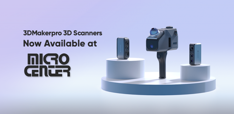 積木易搭旗下3DMakerpro與美國科技零售巨頭Micro Center達成零售戰略合作，加速美國3D掃描市場布局